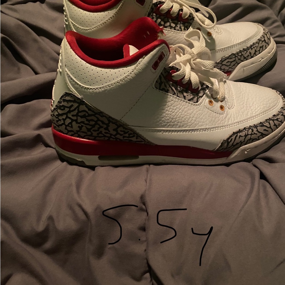 Jordan 3 retro cardinal